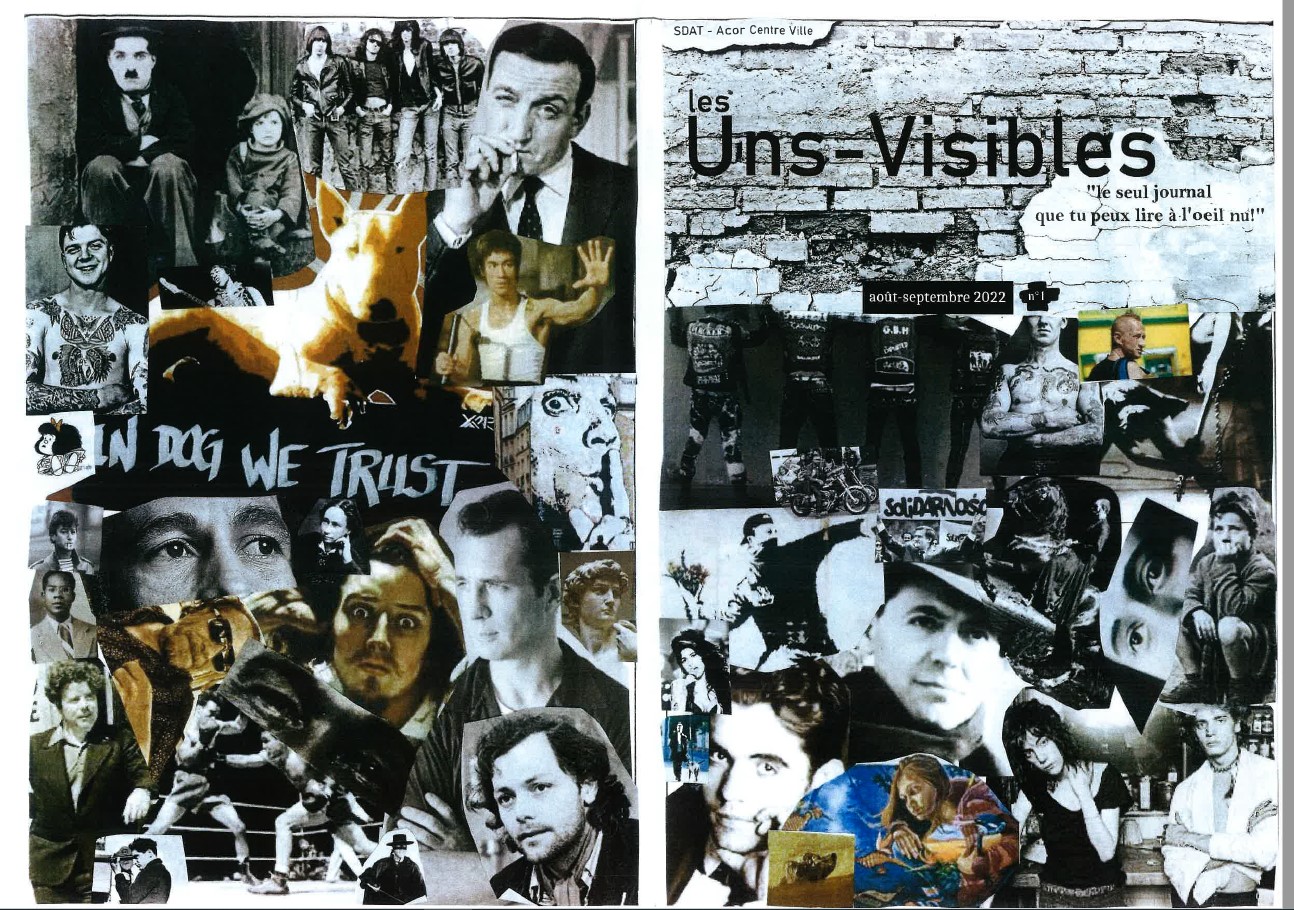 LES UNS’VISIBLES. Le seul journal que tu peux lire à l’œil nu !