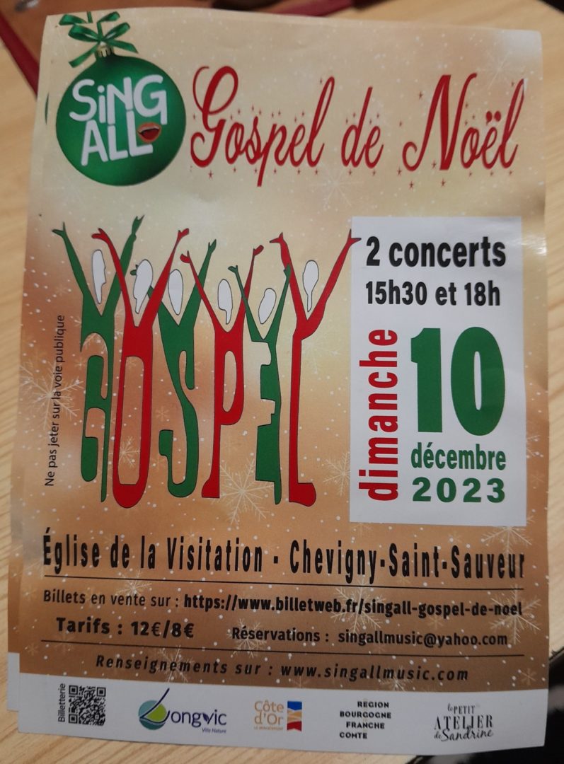 SORTIE PENSION DE FAMILLE CONCERT SING ALL