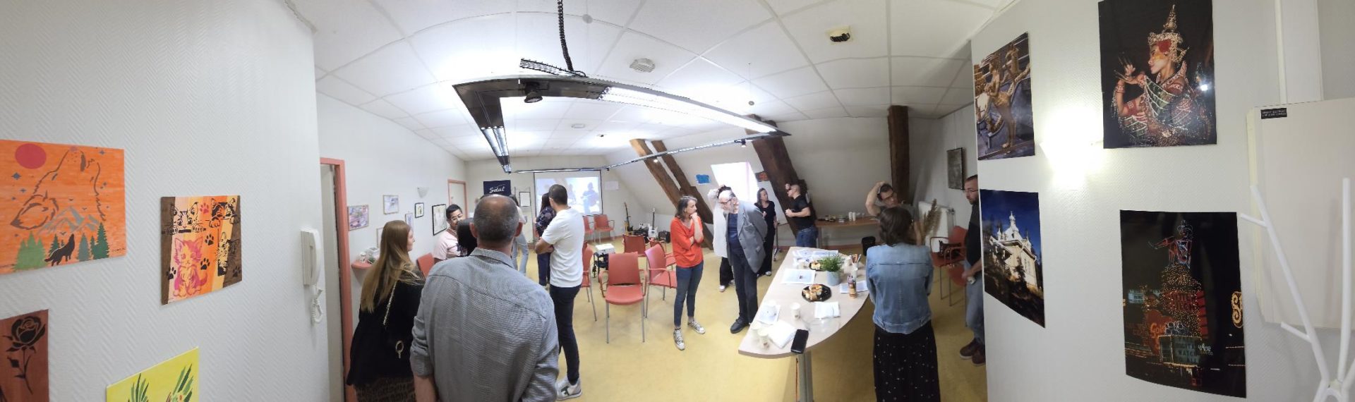 Vernissage de l&rsquo;exposition  » à vos talents » au 5 Bis rue de la Manutention